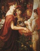 Dante Gabriel Rossetti La Bella Mano oil painting on canvas